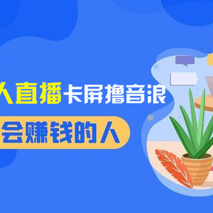 2024独家无人直播卡屏撸音浪，12月新出教程，收益稳定，无需看守 日入1000+