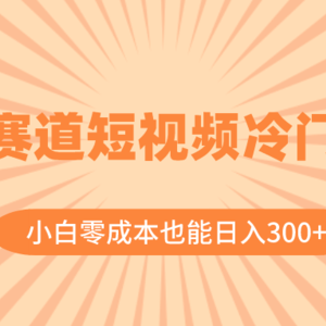 情感赛道短视频冷门玩法，小白零成本也能日入300+（教程+素材）