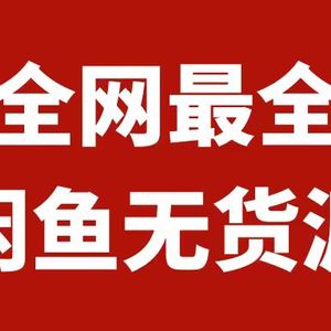 月入3w+的闲鱼无货源保姆级教程2.0：新手小白从0-1开店盈利手把手干货教学