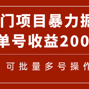 （7606期）冷门暴力项目！通过电子书在各平台掘金，单号收益200+可批量操作（附软件）