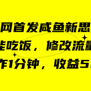 （7508期）咸鱼冷门新玩法，靠“技能吃饭”，修改流量套餐，操作1分钟，收益50+