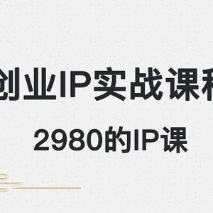 外边卖2980的创业IP课程，做私域月入5w+