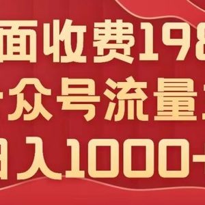 公众号流量主项目，不用AI也能写出10w+，小白也可上手，日入1000+【揭秘】