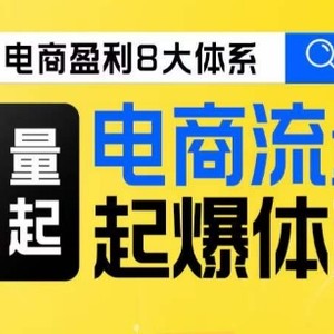 8大体系流量篇·流量做起，电商流量起爆体系线上课