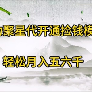 磁力聚星代开通捡钱模式，轻松月入五六千