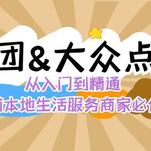 美团+大众点评 从入门到精通：店铺本地生活 流量提升 店铺运营 推广秘术…