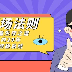 《职场 法则》职场必备生存之道，体制内20年 工作经验总结（17节课）