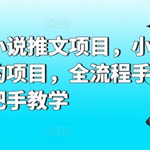 AI自媒体小说推文项目，小白也能做的项目，全流程手把手教学