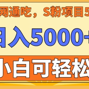 男粉项目5.0，最新野路子，纯小白可操作，有手就行，无脑照抄，纯保姆教学