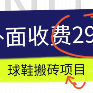 外面收费298的得物球鞋搬砖项目详细拆解教程