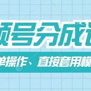 微信视频号分为方案新模式，易操作，立即着模板，数分钟做好一个著作