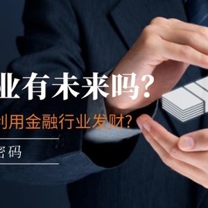 微信公众号付费文章：金融业有未来吗？平常人如何运用金融业发家致富?(附财富密码)