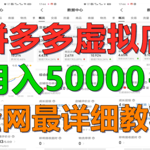 拼多多平台虚似电子商务夏令营月入50000 你也行，爆利平稳长期，第二职业优选