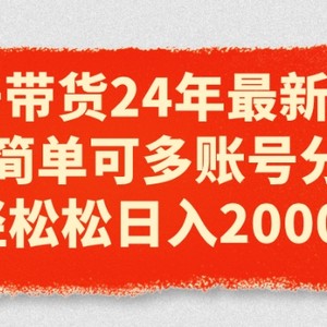 视频号带货24年全新方式，使用方便可多账号派发，轻松日入2k【揭密】-中创网_分享中创网创业资讯_最新网络项目资源